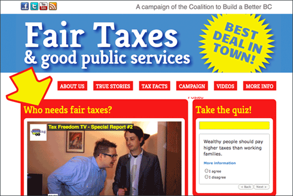 Coalition to Build a Better BC Fair Taxes