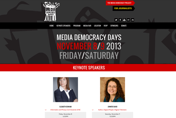 Media Democracy Days 2013